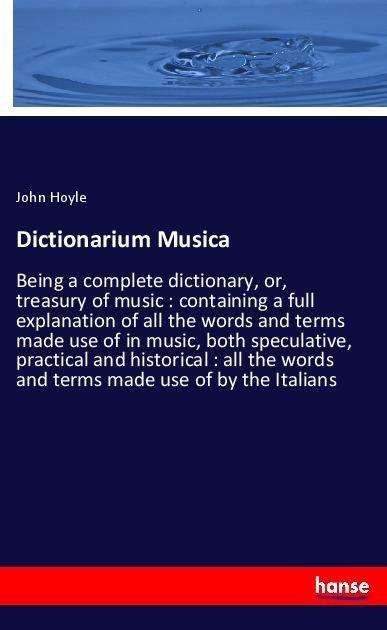 Cover for Hoyle · Dictionarium Musica (Book)
