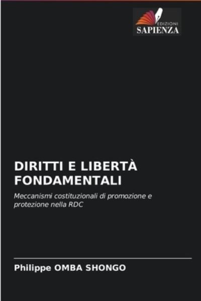 Cover for Philippe Omba Shongo · Diritti E Liberta Fondamentali (Paperback Book) (2021)