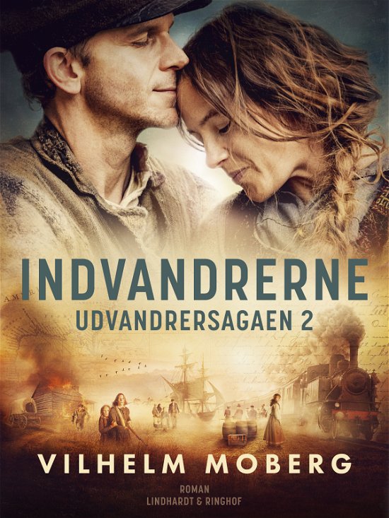Cover for Vilhelm Moberg · Udvandrersagaen: Indvandrerne (Sewn Spine Book) [1º edição] (2024)