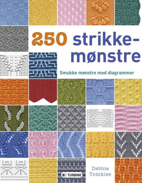 Cover for Debbie Tomkies · 250 Strikkemønstre (Innbunden bok) [1. utgave] (2016)