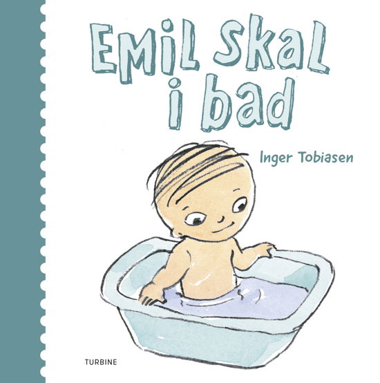 Cover for Inger Tobiasen · Emil skal i bad (Cardboard Book) [1.º edición] (2022)