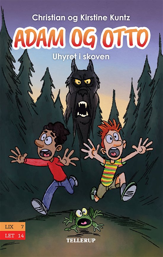 Cover for Kirstine Kuntz &amp; Christian Kuntz · Adam og Otto, 1: Adam og Otto #1: Uhyret i skoven (Hardcover bog) [1. udgave] (2020)