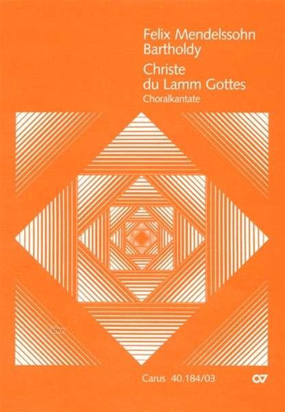 Cover for Mendelssohn · Christe,Lamm,OA.CV40.184/03 (Book)