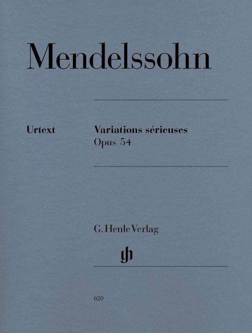 Variations s.op.54,Kl.HN620 - Mendelssohn - Bøger - SCHOTT & CO - 9790201806204 - 6. april 2018