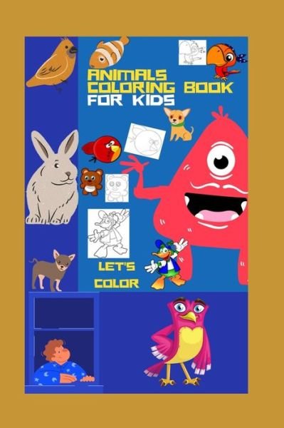 Cover for Tsay Coloring Activity Books · Animals Coloring Book for Kids (Paperback Bog) (2020)