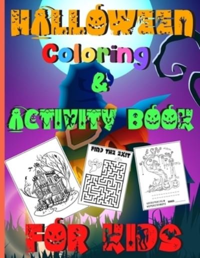 Cover for Wbm K Publishing Press · Halloween Coloring &amp; Activity Book For Kids (Pocketbok) (2020)