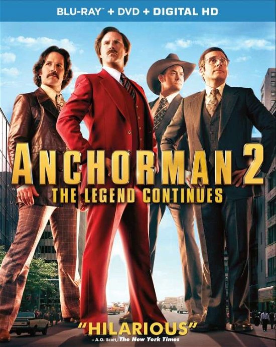 Cover for Anchorman 2: the Legend Continues (Blu-ray) (2014)