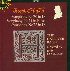 Roy Goodman the Hanover Band · Haydn Symphonies Nos 7072 (CD) (2002)