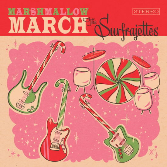 Cover for The Surfrajettes · Marshmallow March / All I Want For Christmas Is You (LP) [Limited edition] (2022)