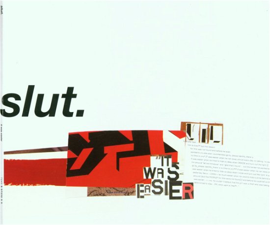 Cover for Slut · It Was Easier (SCD) (2001)