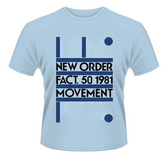 Cover for New Order · Movement (T-shirt) [size XXL] [Blue edition] (2015)