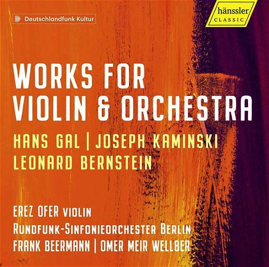 Cover for Erez Ofer · Works For Violin And Orcestra (CD) (2019)