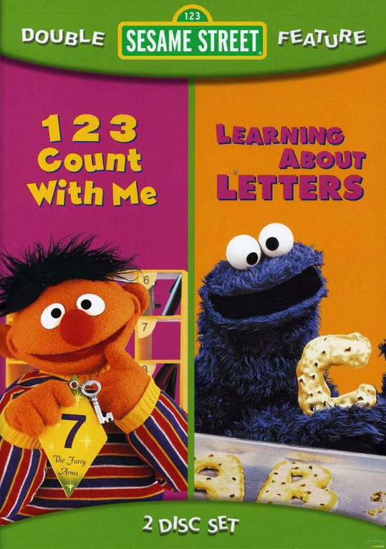 Cover for DVD · Sesame Street: 123 Count with Me/learning About Letters - Double Feature (DVD) (2008)