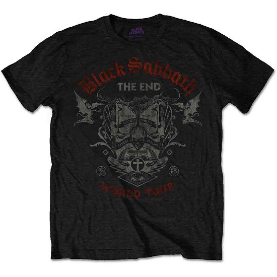 Black Sabbath Unisex T-Shirt: The End Reading Skull - Black Sabbath - Merchandise - MERCHANDISE - 5055979988205 - 1. März 2017