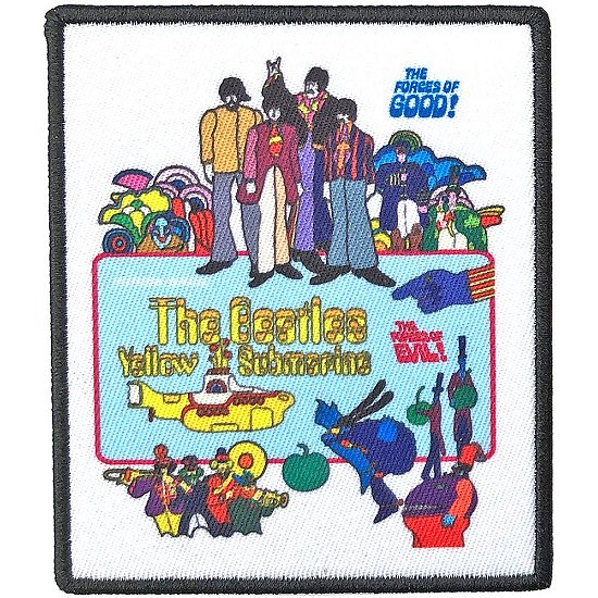 The Beatles Standard Woven Patch: Yellow Submarine Movie Poster - The Beatles - Merchandise -  - 5056170692205 - 