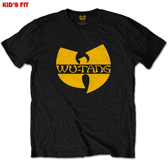 Cover for Wu-Tang Clan · Wu-Tang Clan Kids T-Shirt: Logo (3-4 Years) (T-shirt) [size 3-4yrs] [Black - Kids edition]