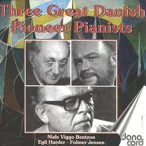 Cover for Bentzon / Harder / Jensen · 3 Great Danish Pioneer Pianist (CD) (1999)