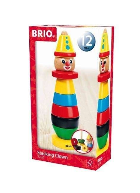 BRIO  Stacking Clown 30120 Toys - BRIO  Stacking Clown 30120 Toys - Marchandise - Brio - 7312350301205 - 2019