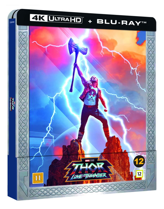 Cover for Thor · Thor 4 - Love and Thunder (4K Ultra HD) [Limited Steelbook edition] (2022)