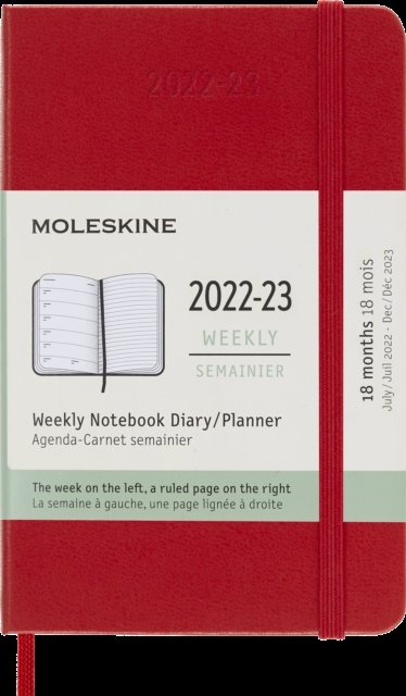 Moleskine 2023 18month Weekly Pocket Har - Moleskine - Andet - MOLESKINE - 8056598851205 - 17. marts 2022