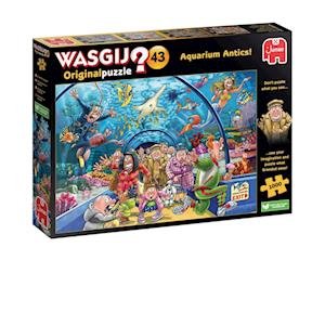 Wasgij Original 43 - Aquarium Antics (1000 Stukjes) - Wasgij Original 43 - Mercancía - Jumbo - 8710126000205 - 