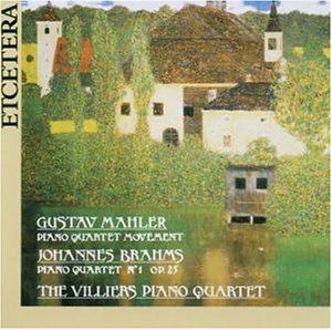 Piano Quartet No.1/Moveme - Brahms / Mahler - Musik - ETCETERA - 8711525107205 - 10. oktober 2014