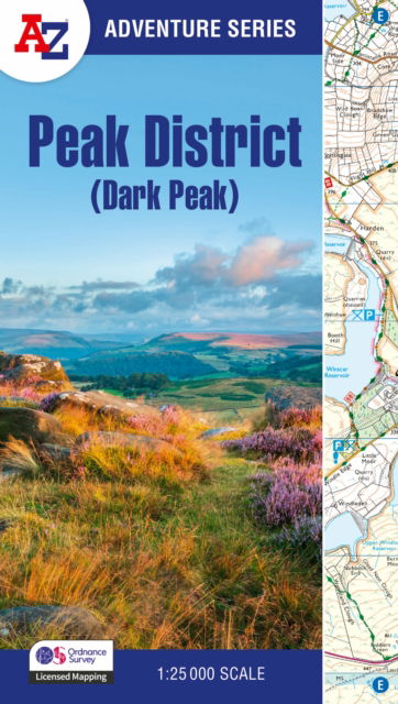 Cover for A-Z Maps · Peak District (Dark Peak): With Ordnance Survey Mapping - A -Z Adventure Series (Taschenbuch) [3 Revised edition] (2025)