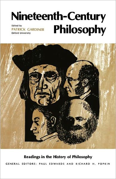 Cover for Patrick Gardiner · Nineteenth-century Philosophy (Readings in the History of Philosophy) (Taschenbuch) (1969)