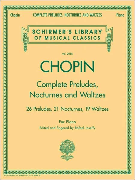 Cover for Rafael Joseffy · Complete Preludes, Nocturnes &amp; Waltzes: 26 Preludes, 21 Nocturnes, 19 Waltzes for Piano (Buch) [Updated edition] (2006)