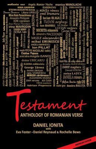 Cover for Daniel Ionita · Testament - Anthology of Romanian Verse (Paperback Book) (2016)