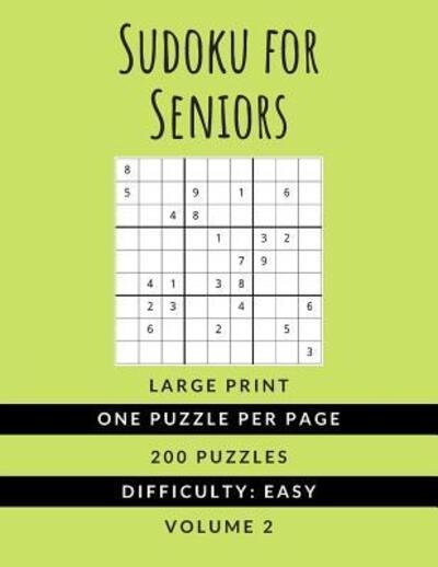 Cover for Hmdpuzzles Publications · Sudoku For Seniors (Taschenbuch) (2019)