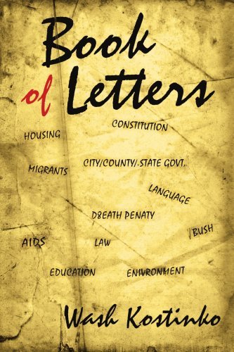 Cover for Wash Kostinko · Book of Letters (Paperback Book) (2006)