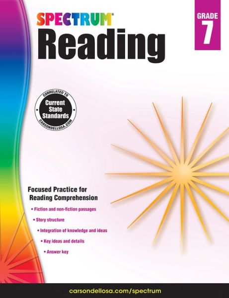 Spectrum Reading Workbook Grade 7 - Spectrum - Boeken - Carson Dellosa - 9781483812205 - 15 augustus 2014