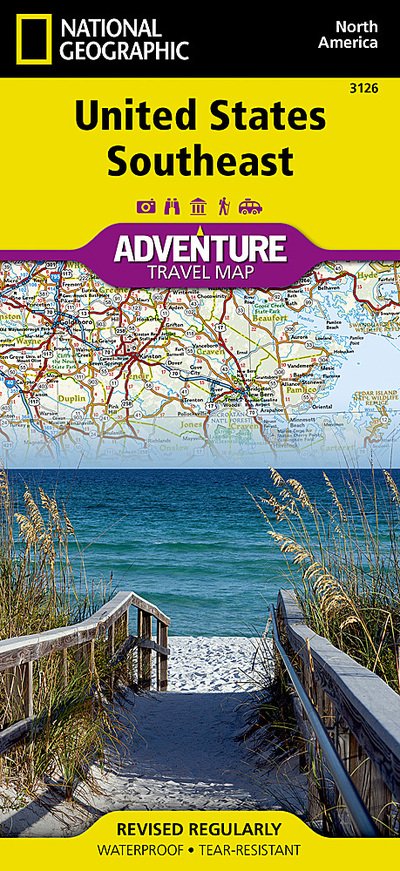 Cover for National Geographic Maps · United States, Southeast Adventure Map (Map) [2023rd edition] (2023)