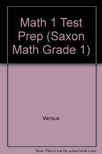 Test Prep - Larson - Książki - SAXON PUBLISHERS - 9781591412205 - 1 kwietnia 2003