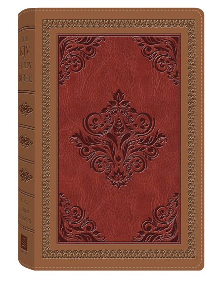 Cover for Inc. Barbour Publishing · Study Bible-kjv-dicarta Antique (Läderbok) [Red/Camel Imitation] (2011)