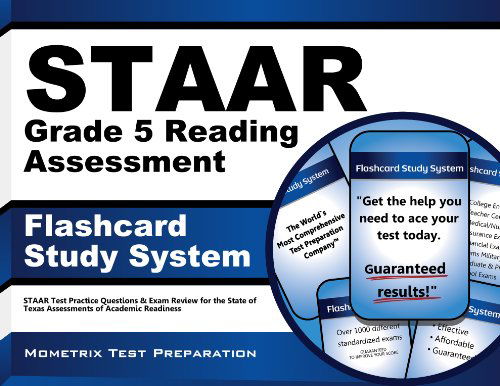 Cover for Staar Exam Secrets Test Prep Team · Staar Grade 5 Reading Assessment Flashcard Study System: Staar Test Practice Questions &amp; Exam Review for the State of Texas Assessments of Academic Readiness (Cards) (Paperback Book) [Crds edition] (2023)