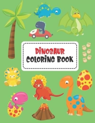 Cover for Nnj Kids Books · Dinosaur Coloring Book (Paperback Bog) (2019)