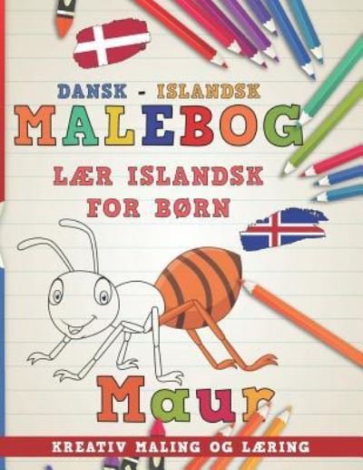 Cover for Nerdmediada · Malebog Dansk - Islandsk I L (Taschenbuch) (2018)
