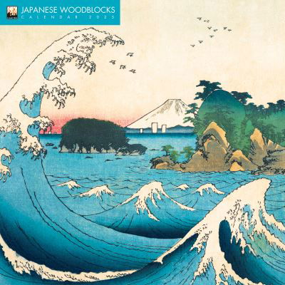 Japanese Woodblocks Wall Calendar 2025 (Art Calendar) (Kalender) [New edition] (2024)