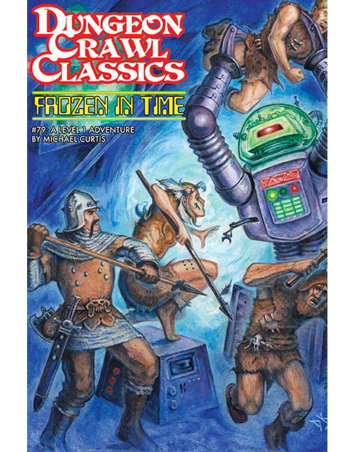 Cover for Michael Curtis · Dungeon Crawl Classics #79 Mini: Frozen in Time - DCC DUNGEON CRAWL CLASSICS (Paperback Book) (2024)