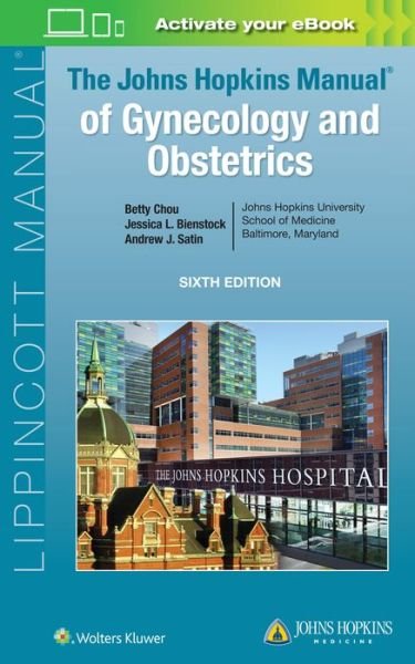 Cover for Betty Chou · The Johns Hopkins Manual of Gynecology and Obstetrics (Paperback Book) (2020)