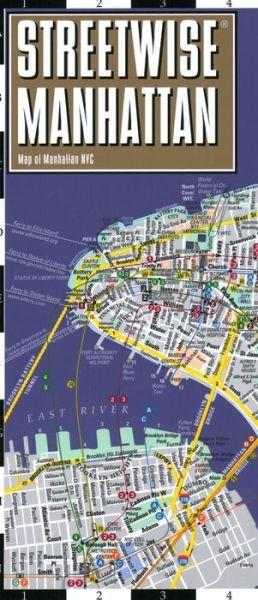 Cover for Michelin · Streetwise Manhattan Map - Laminated City Center Street Map of Manhattan, New York (Kartor) (2024)