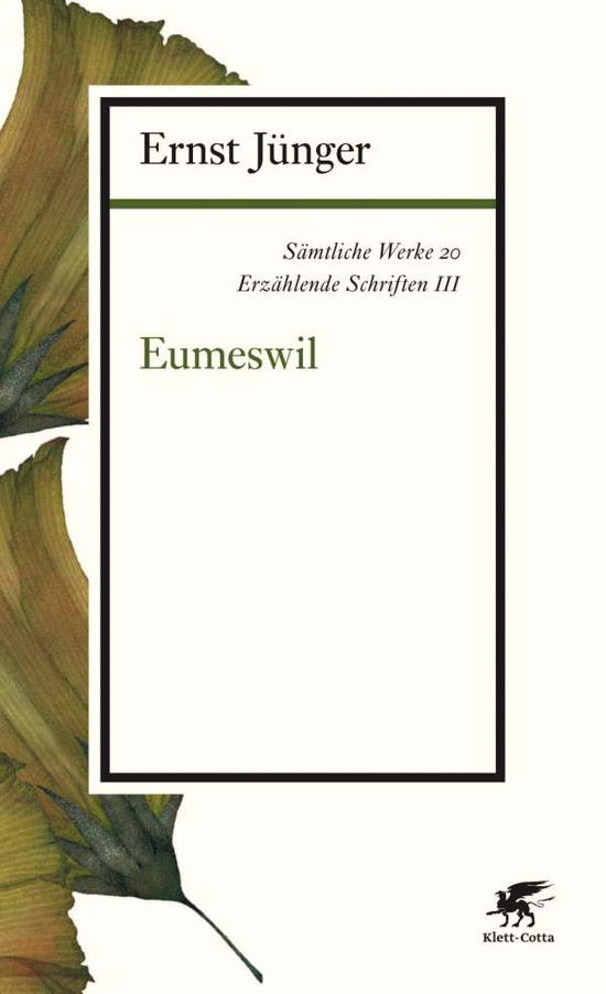 Cover for Jünger · Sämtliche Werke.20 (Book)