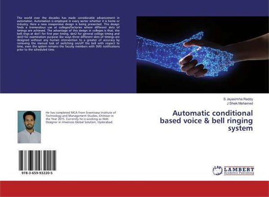 Cover for Reddy · Automatic conditional based voice (Book)