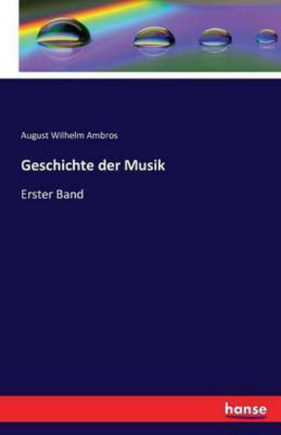 Cover for Ambros · Geschichte der Musik (Book) (2016)