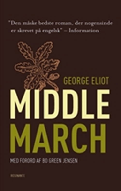 Cover for George Eliot · Rosinantes Klassikerserie: Middlemarch (Poketbok) [2:a utgåva] (2006)