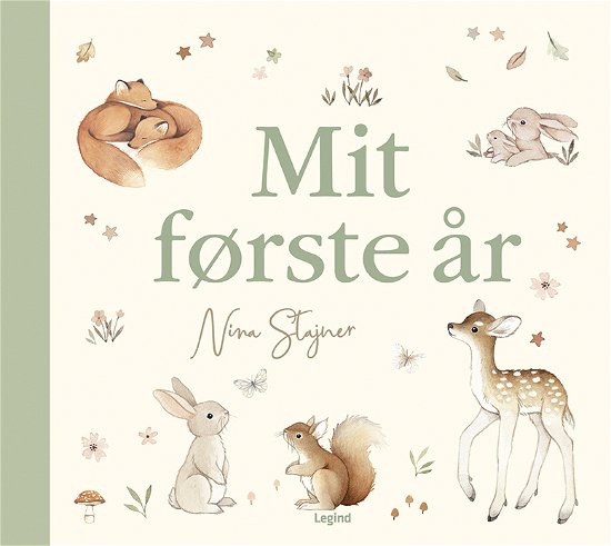 Cover for Nina Stajner · Mit første år (Bound Book) [1st edition] (2023)