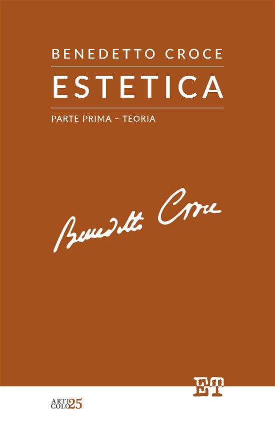 Cover for Benedetto Croce · Estetica #01 (Book)