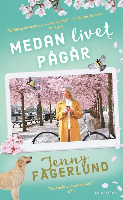 Cover for Jenny Fagerlund · Medan livet pågår (Paperback Book) (2024)